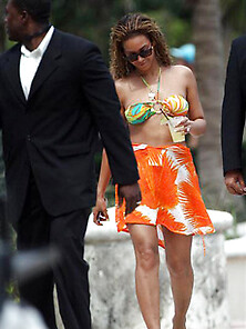 Beyonce Is An Ebony Beach Babe