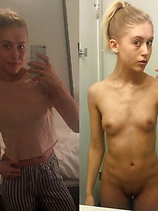 Teen Selfies - Dressed Undressed
