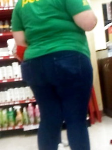 Fat Ass Cashier At Per Store
