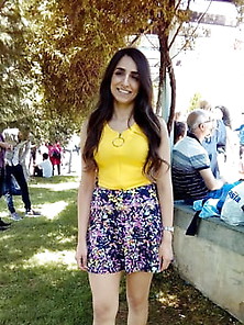 Turkish Teen Gown College Girl Legs Skirt Babe Mom