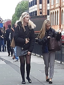 Candid Sexy Girls On The Street And Train Again