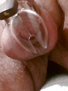 Me In Chastity With Plug And Nipple Chain