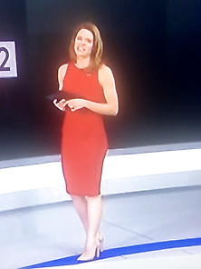Kate Mason Sky Sports News Making Cocks Hard In Red Dress