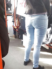 Spy Sexy Ass Jeans Teens Girl Romanian