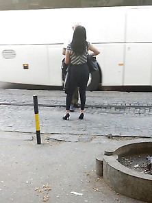 Ass On The Bus Station
