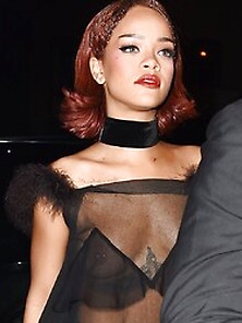 Rihanna Nipple Slip At Met Gala After Party In New York