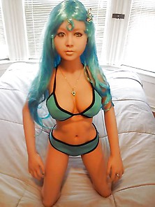 Nina's Blue Bikini