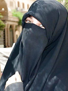 Arab Muslim Milky Burka Girl