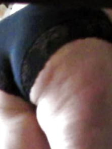 Wife Ass In Black Panties