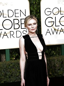 Kirsten Dunst 73Rd Annual Gg Awards 1-10-16 (Hq) Amazing