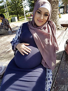 Pregnant Hijabi Sluts 2