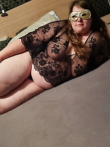Bbw In Sexy Lace Outfit