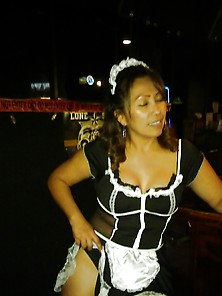 Mexican Milf French Maid Costume