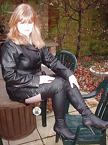 Pvc Boots Leather Latex 40