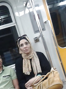 Arab Egyptian Hijab White Mom Horny Face 140