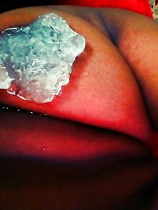 I Love To Play With Ice Cubes & Massage My Boobs