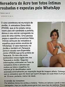 Sdruws2 - Slutty Brazilian Politician Wife's Nude Selfies