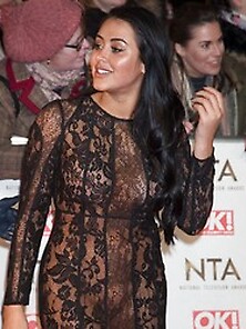 Marnie Simpson Pantyless At National Television Awards In London