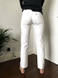 White Levi Jeans