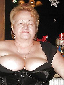 Glorious Granny Cleavage
