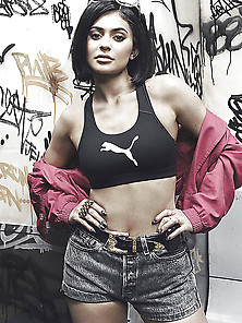Kylie Jenner Bare Midriffs For Puma