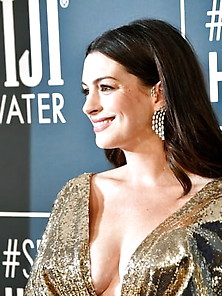 Anne Hathaway - Tits On Display Critics Choice Awards 2020