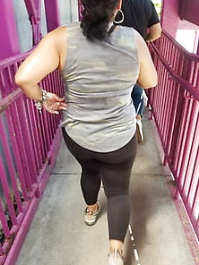Theme Park Booty,  And Some Boob
