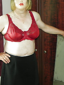 Dee In New Red Bra Size F Now Part 1