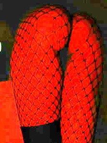 Big White Ass In Fishnet