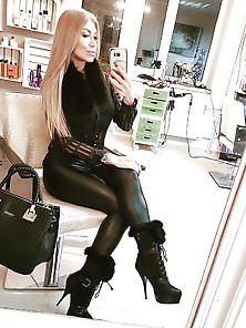 Girls In Leather And Boots Part 25