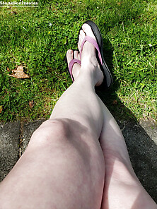 Feet Pics - Outdoors