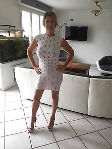Amateur Milf Dominique With Great Tits At Home