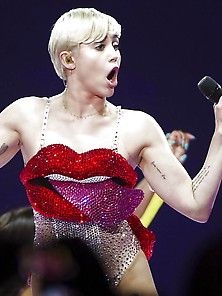 Miley Cyrus Performing Slutty On Stage