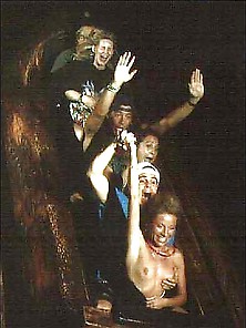 Nude On Roller Coster At Disneyland