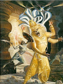 Mythical Creatures 67.  Narasimha