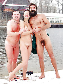 Ukrainian Winter Nudists,  Part 1