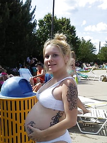 Sexy Pregnant Savannah From Facebook