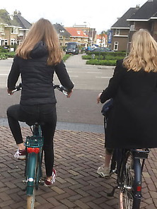 Dutch Tight Teen On Her Bike