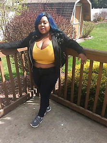 Black Bbw Boobs Changing Hair Color