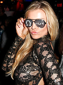 Joanna Krupa Parties In A See Through Dress