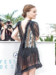 Natalie Portman See Through Dress Cannes