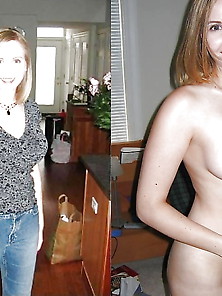 Real Girlfriends Dressed Undressed #9