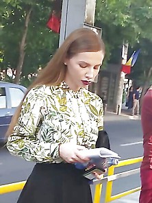 Spy Upskirt 1049 Face Teens Girl Romanian