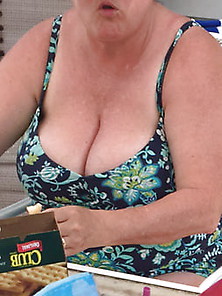 Mother In Law Big Boobs By The Pool