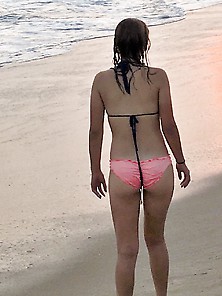 Teen Ass At The Beach