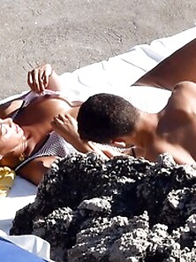 Boob Massage Gone Wrong! Nicole Scherzinger Nip Slip At Capri Be