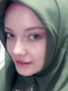 Turkish Bitch Removes Her Hijab (Turban) #1
