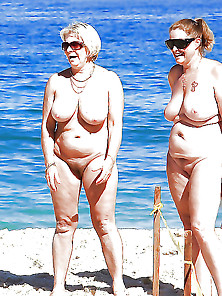 Bbw Matures And Grannies At The Beach 216