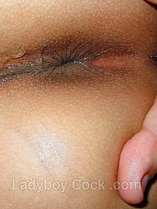 Ladyboy Mouth Filled With Cum