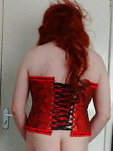 My New Red Corset
